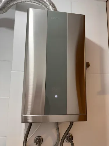 Aquecedor água digital 20l Glp Ef ko 20di Inox Komeco - cor aço 