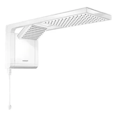 Chuveiro Ducha Elétrico De Parede Lorenzetti Acqua Ultra Duo Branco 5500w 127v Branco