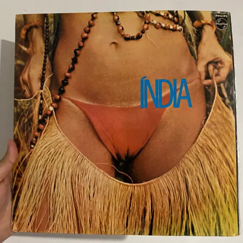 Disco vinil LP Gal Costa Índia (estado novo)