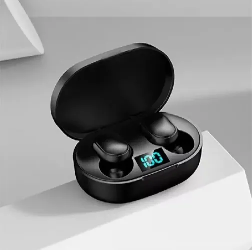 KIT COM DOIS FONES DE OUVIDO SEM FIO TWS E6S (IMPORTADOS)
