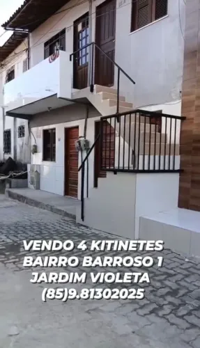 VENDO OU TROCO 4 KITINETE NO BAIRRO BARROSO 1 JARDIM VIOLETA 