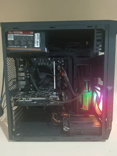 PC i5 11400f + GALAX GTX 1630 + HyperX 16gb 3200mhz + b560mh-e + 1tb HDD e 120gb SSD USADO