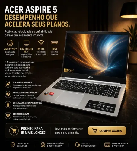 Notebook TOP - Caixa e Nota fiscal