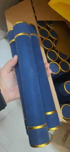Canudo para Diploma de Formatura Azul (porta diplomas/certificados de formatura)