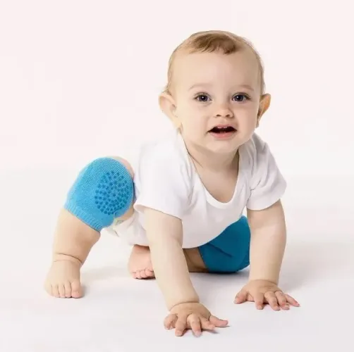 Joelheiras Infantil Bebe Engatinhar Protetor Joelho Buba