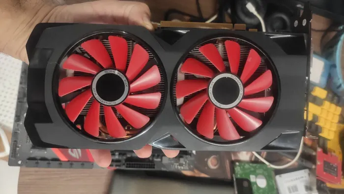 Placa de vídeo xfx580 256bits 4gb