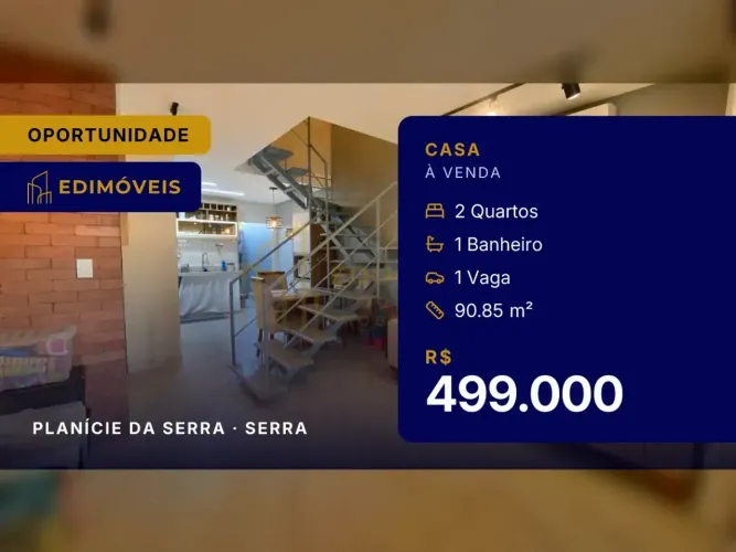 Casa 2 quartos em Planície da Serra, venha conhecer seu novo lar!