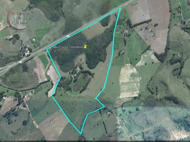 Área à venda, 1050000 m² por R$ 63.000.000,00 - Pirapitingui - Roseira/SP