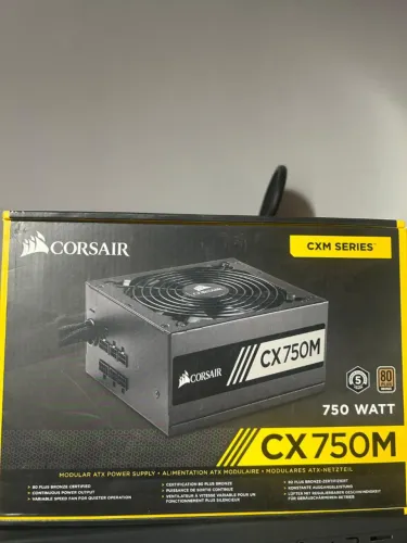 Fonte Corsair Cx 750M semi modular