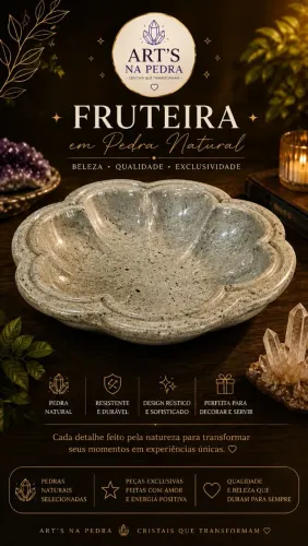 Fruteira em Pedra Natural