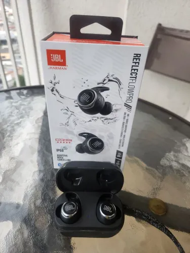 Fone Esportivo JBL Reflect Flow Pro - HIFI ANC IPX - Google e Alexa
