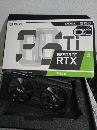 Placa de Vídeo RTX 3060 Ti 8GB GDDR6X, DLSS, Ray Tracing, NVIDIA GeForce - 100% Testada