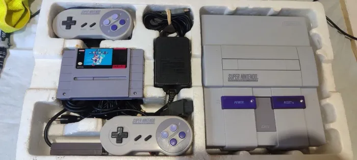 Super Nintendo SNES 001 com caixa