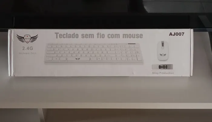 Kit teclado + mouse sem fio AJ007
