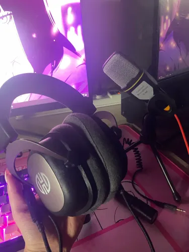 Headset Gamer Hoopson LX02x - Over Ear + DOIS MICROFONES 