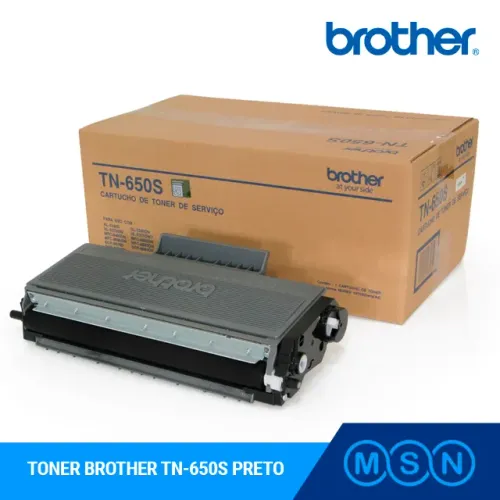 Toner para impressora Brother TN-650s Preto