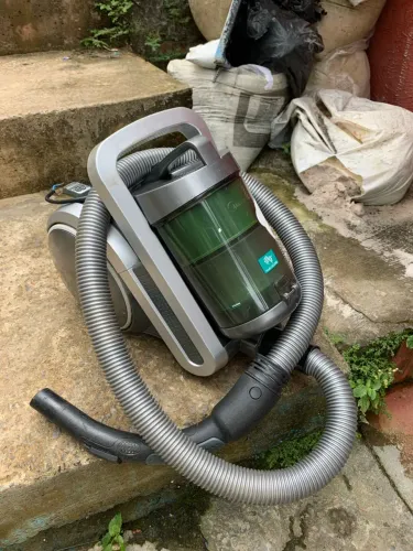 Aspirador de pó funcionando perfeitamente!