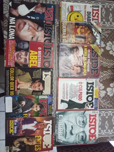 Onze revistas istoé de anos anteriores 