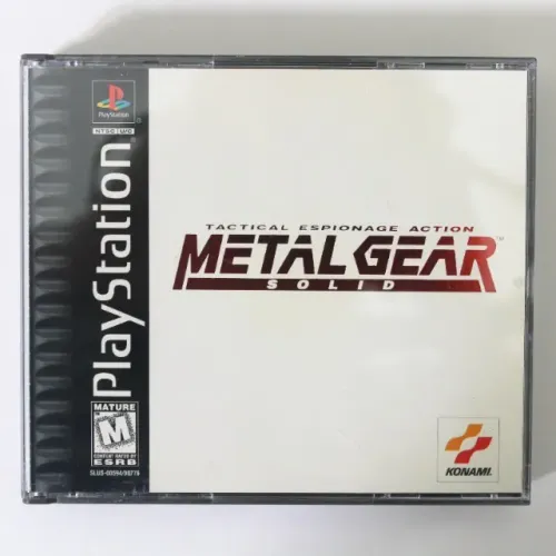 Metal Gear Solid para PlayStation completo com manual e os discos sem riscos