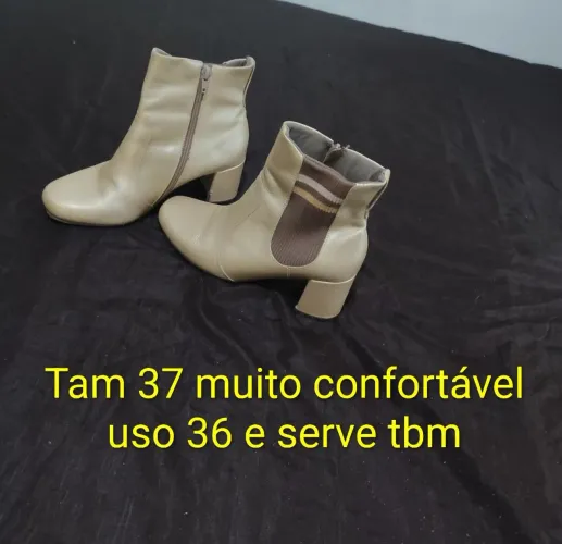 Bota feminina cano curto