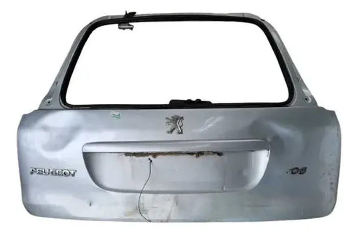 Tampa Traseira Peugeot 206 Sw 2007 Prateado Prateado