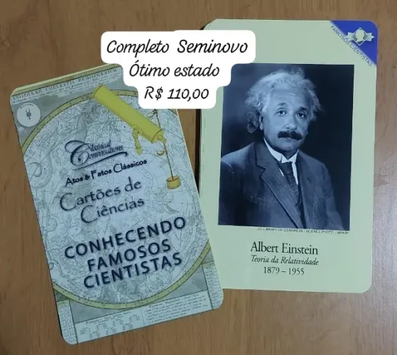 Cartões de Ciências: Conhecendo Cientistas Famosos