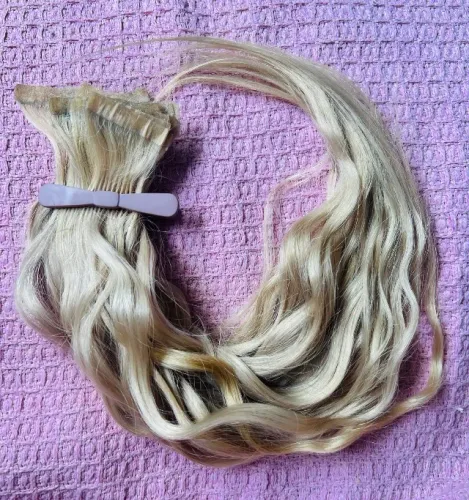 Cabelo loiro para mega hair