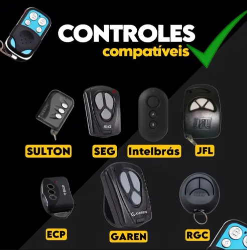 Copiador de controle de portão