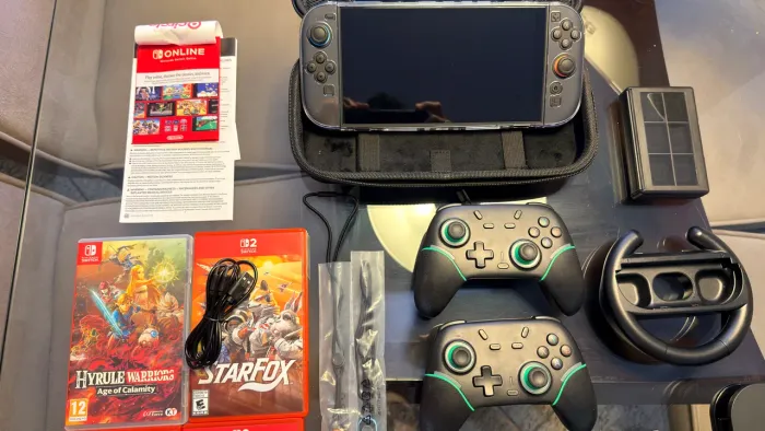 Nintendo switch 2 + acessorios garantia até julho 2027