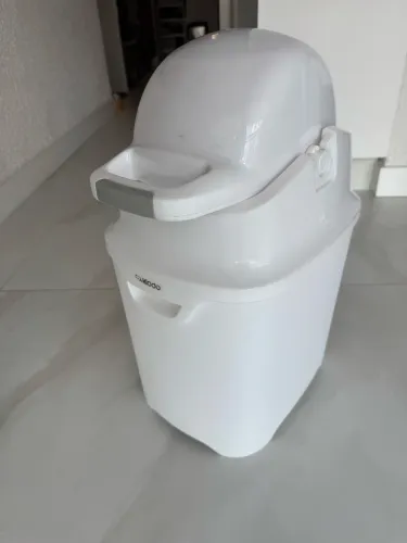Lixeira Odocare Anti-Odor para 40 Fraldas Branca - Kiddo