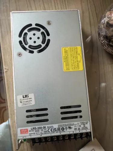 Fonte Chaveada 350W - 36VCC/9,7A - MEAN WELL LRS-350-36 
