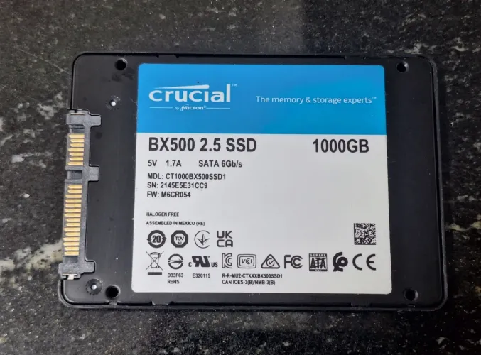 SSD SATA 1TB Crucial BX500