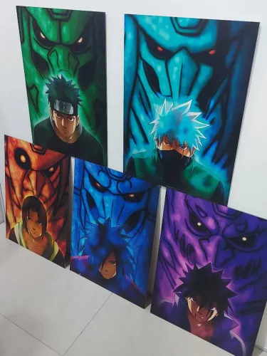 Placas decorativas UCHIHAS SUSANOO - Naruto Shippuden