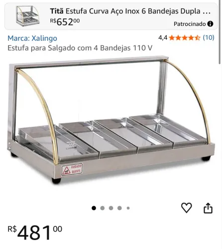 Estufa 4 bandejas como nova