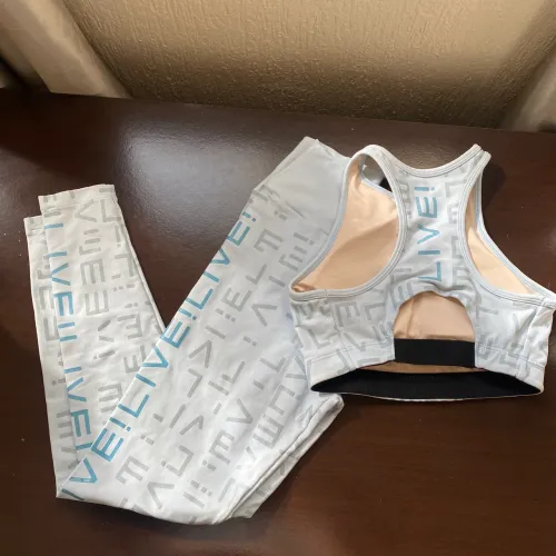 Conjunto fitness live! Icon azul bebê P 