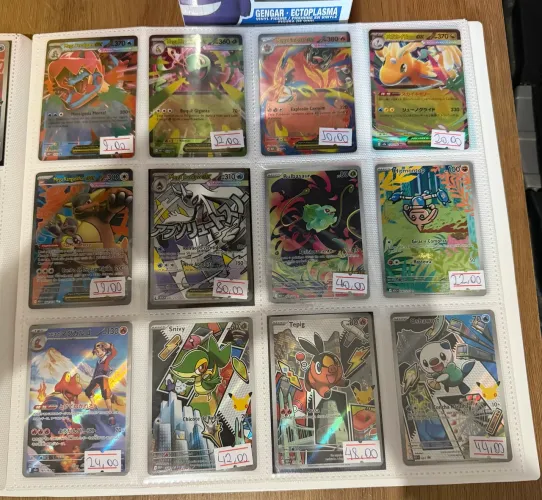 Lote 12 cartas Tcg Pokémon