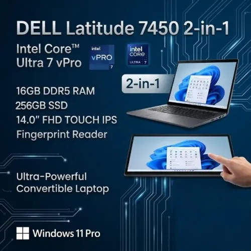 Latitude 7450 2 em 1 Ultra 7 16GB 256gb 