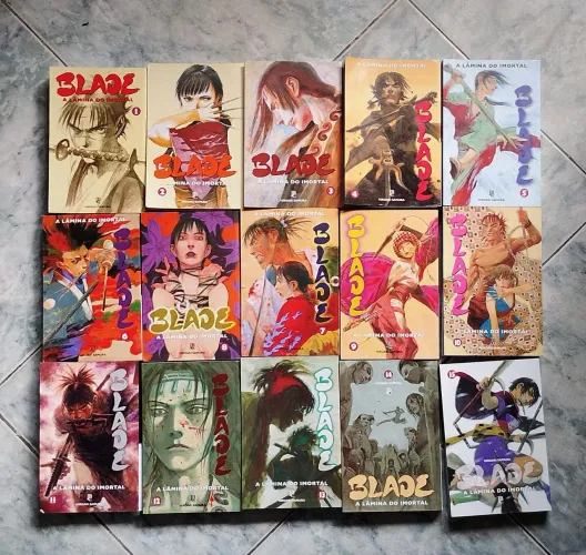 *BLADE A LÂMINA DO IMORTAL (JBC) VOL. 1-15 COLEÇÃO COMPLETA