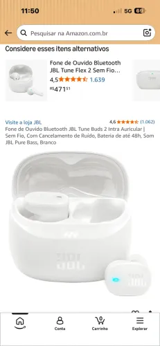 Fone JBL NOVO