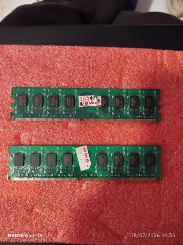 Kit 2x Memória Ram 2Gb DDR2