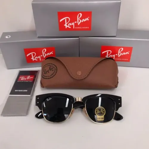 óculos de Sol ray-ban mega clubmaster tradicional lentes de cristal