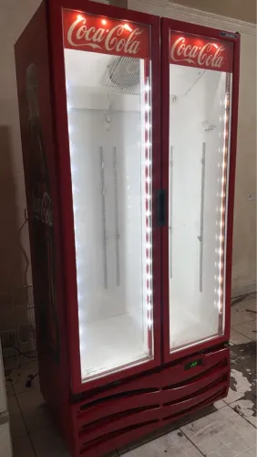Freezer expositora vertical 2 portas auto serviço