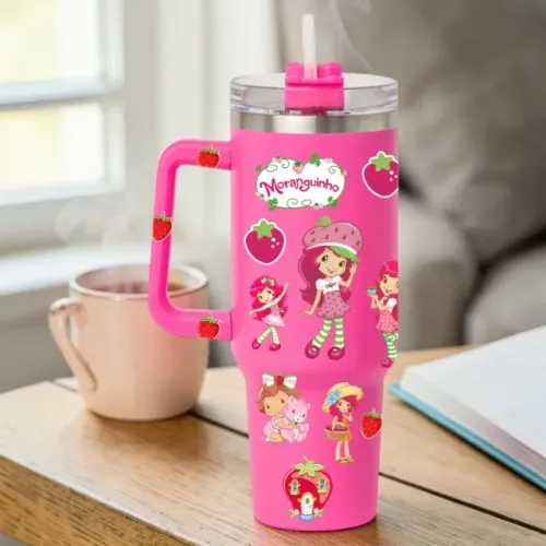 Caneca Térmica Moranguinho Personalizada 