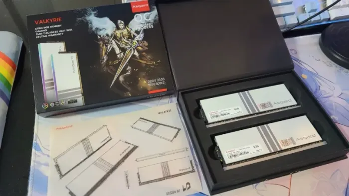 Memória RAM Asgard Valkyrie 16GB (2x8GB) 3600MHz Intel / AMD