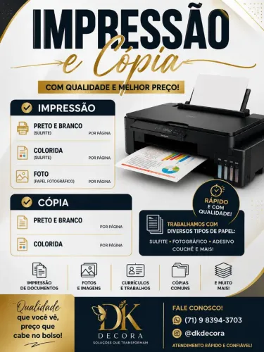 Impressão E Cópia 
