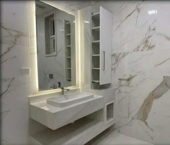 Porcelanataria...nichos...lavatório...bancadas
