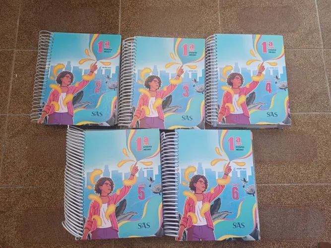Coleção de Livros SAS 1ª Série Ensino Médio - Edição 2023 (aceito ofertas)