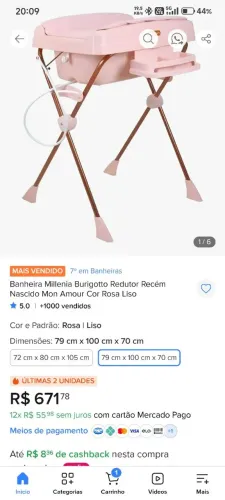 Banheira Burigotto (USADA, BEM CONSERVADA.)