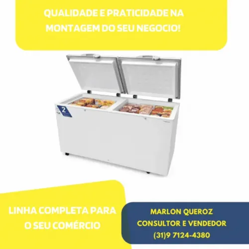 Congelador Horizontal 2 Tampas 503L Fricon