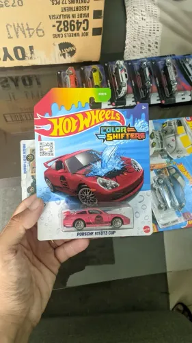 Hot Wheels Porsche 911 GT3 Cup Color Shifters Mattel Diecast Coleção